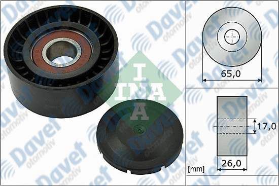 INA 532055710 Alternator Gergi Rulmani A4-A5-A6-A7-A8-Q5-Q7 3.0tdi-2.7tdi-4.0tdi-Sq5 Tdi 03->
